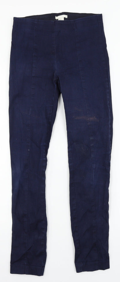 Womens UK Size 6 H&M Regular Fit Jegging Blue Jeans