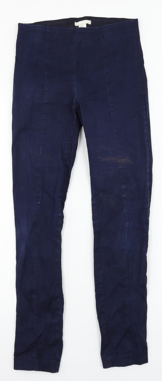 Womens UK Size 6 H&M Regular Fit Jegging Blue Jeans