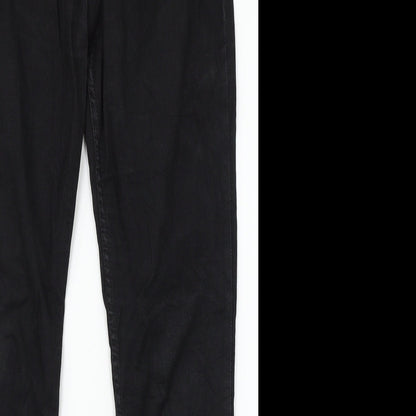 TRF Denim Womens Black  Denim Straight Jeans Size 12 L28 in