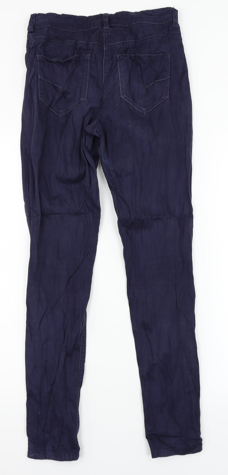 George Womens Blue   Chino Trousers Size 8 L28 in