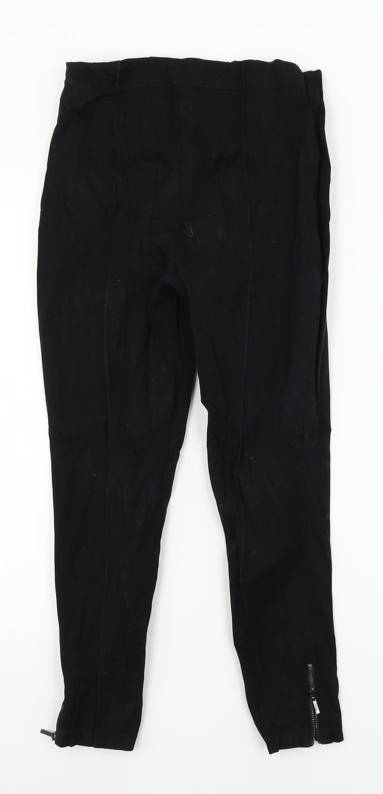 Womens UK Size 10 Marks & Spencer Regular Fit  Black Trousers