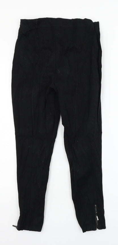 Womens UK Size 10 Marks & Spencer Regular Fit  Black Trousers