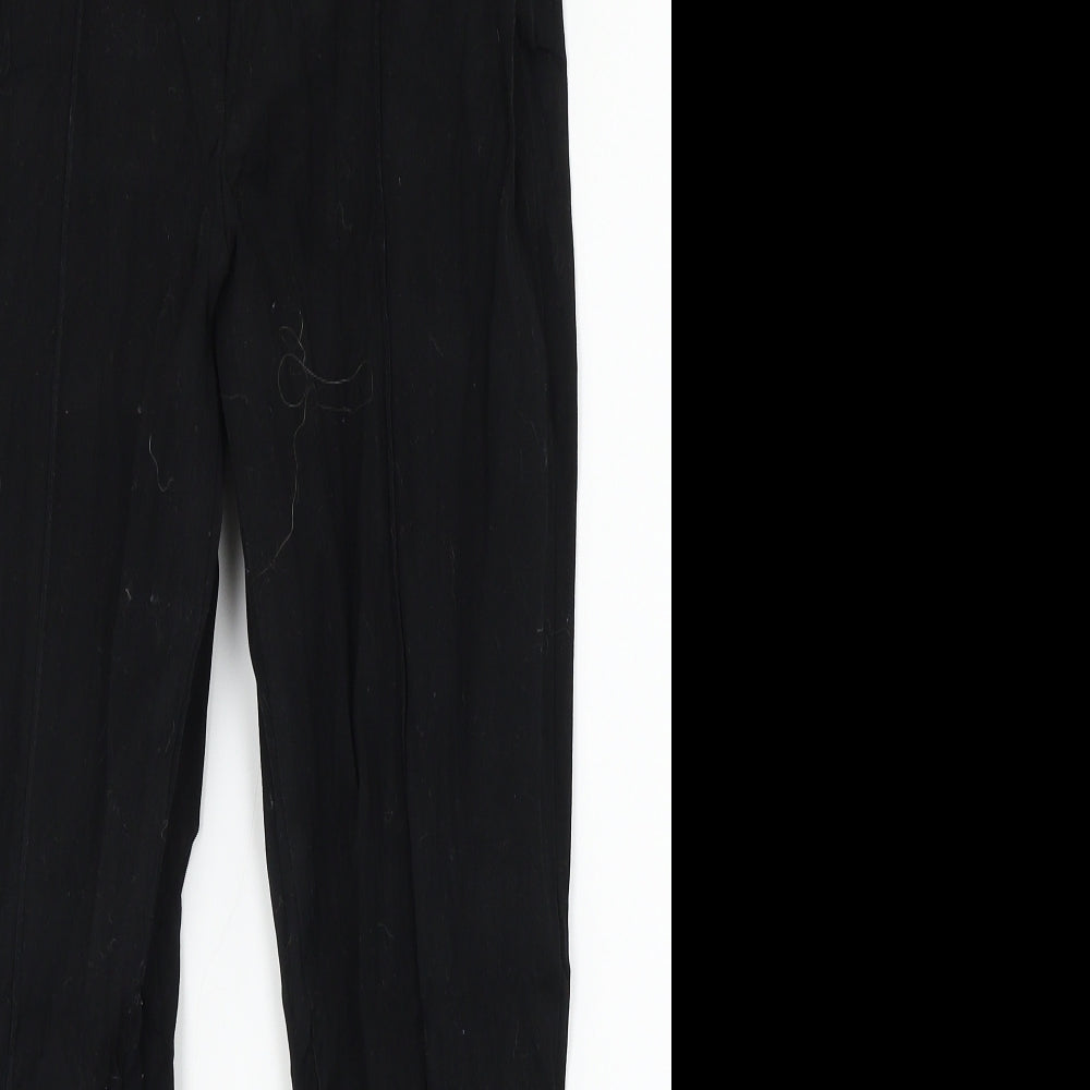 Womens UK Size 10 Marks & Spencer Regular Fit  Black Trousers