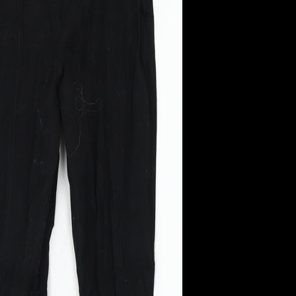 Womens UK Size 10 Marks & Spencer Regular Fit  Black Trousers