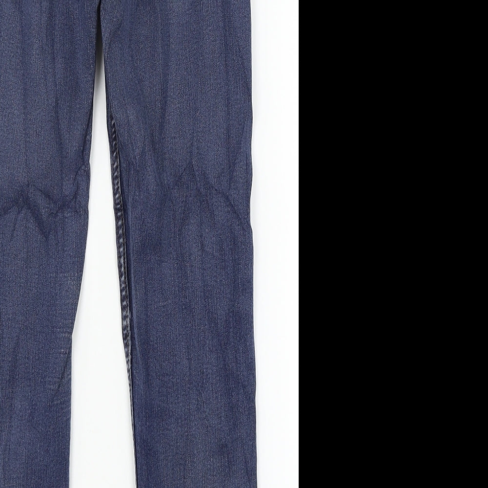 Collection Womens Blue  Denim Straight Jeans Size 12 L25 in