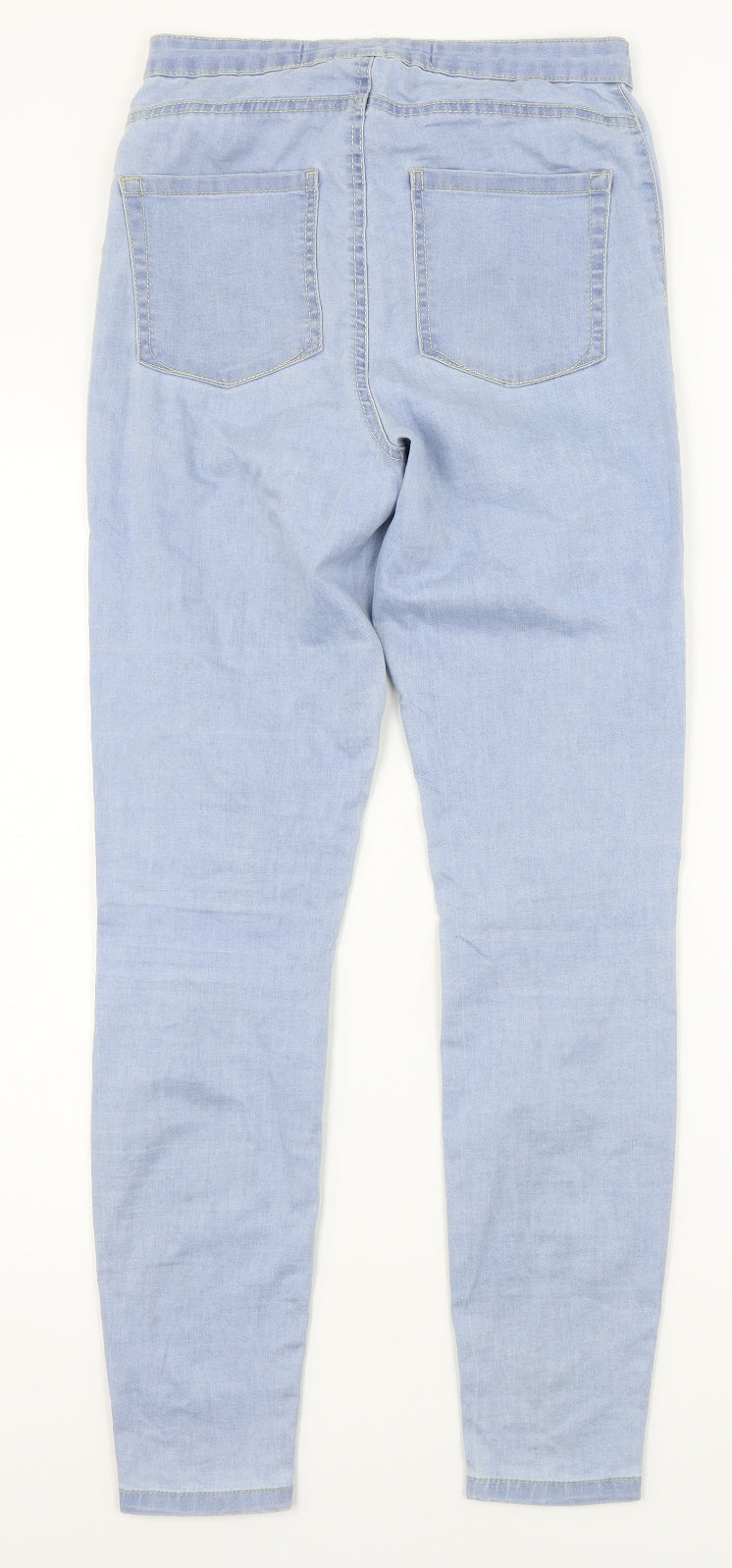 Denim Co Womens Blue  Denim Straight Jeans Size 8 L26.5 in