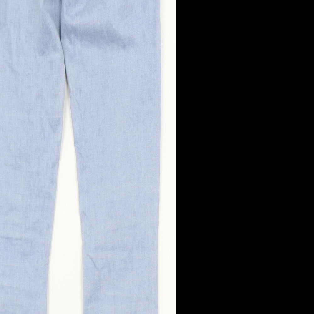 Denim Co Womens Blue  Denim Straight Jeans Size 8 L26.5 in