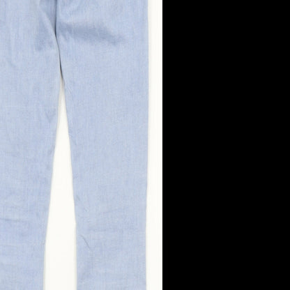 Denim Co Womens Blue  Denim Straight Jeans Size 8 L26.5 in