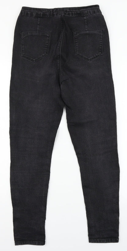 Lyla Womens Black  Denim Straight Jeans Size 8 L26 in
