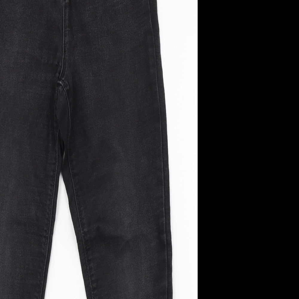 Lyla Womens Black  Denim Straight Jeans Size 8 L26 in