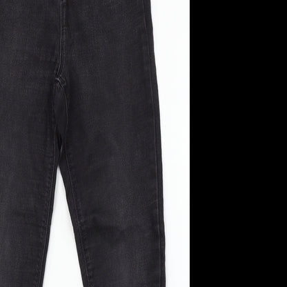 Lyla Womens Black  Denim Straight Jeans Size 8 L26 in