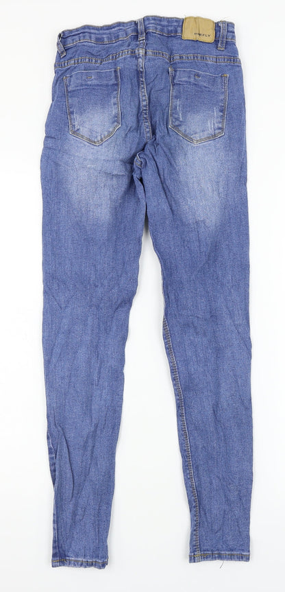 Firefly Womens Blue  Denim Skinny Jeans Size M L27 in