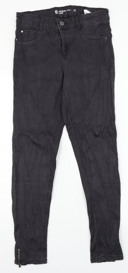 Jane Womens Black  Denim Jegging Jeans Size M L28 in - Fake pockets