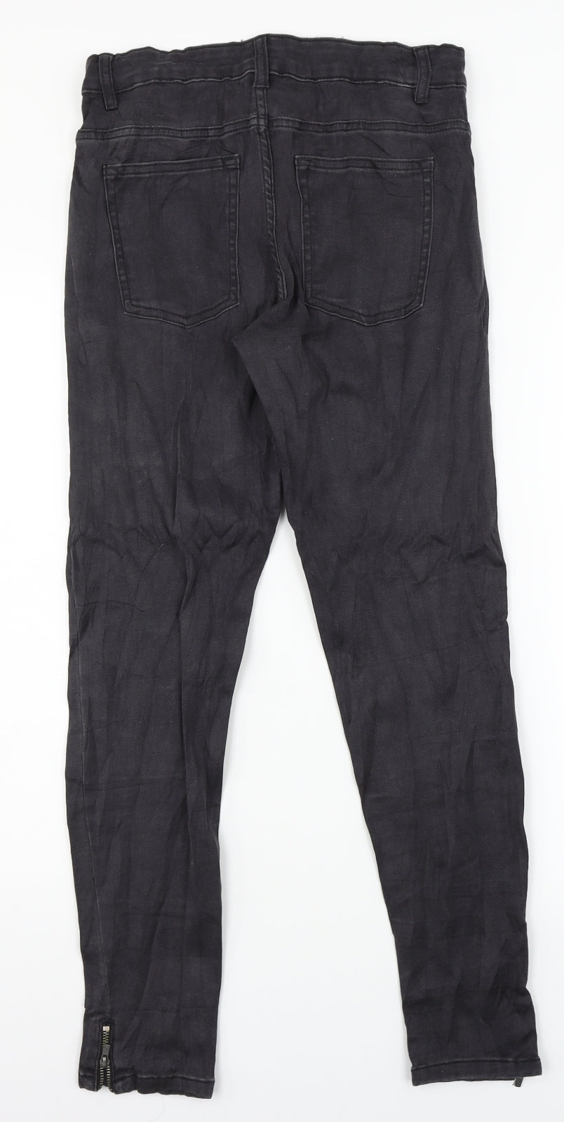 Jane Womens Black  Denim Jegging Jeans Size M L28 in - Fake pockets