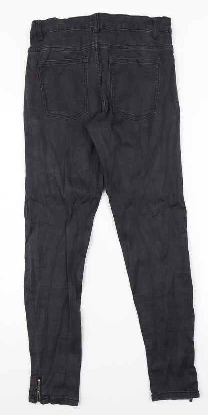 Jane Womens Black  Denim Jegging Jeans Size M L28 in - Fake pockets