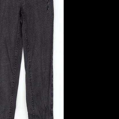 Denim Co Womens Black  Denim Skinny Jeans Size 8 L27 in