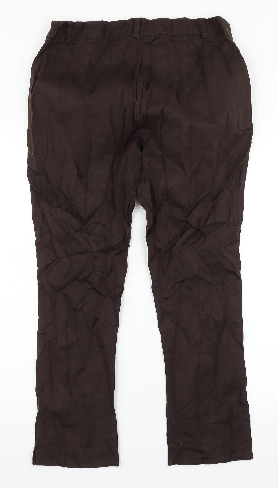 F&F Womens Brown   Trousers  Size 14 L25 in