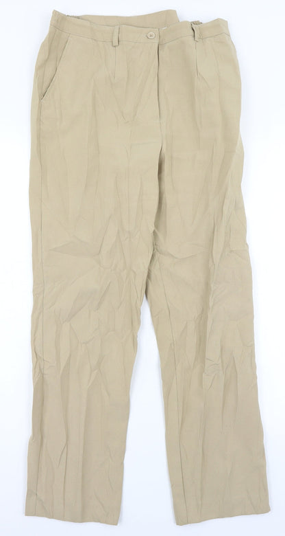 Daxon Womens Beige   Trousers  Size 14 L27 in