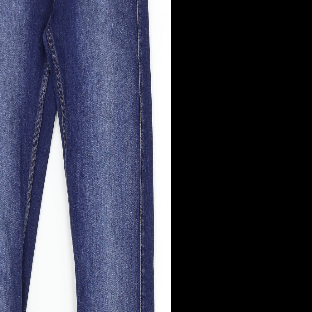 Denim Co Womens Blue  Denim Straight Jeans Size 6 L28 in