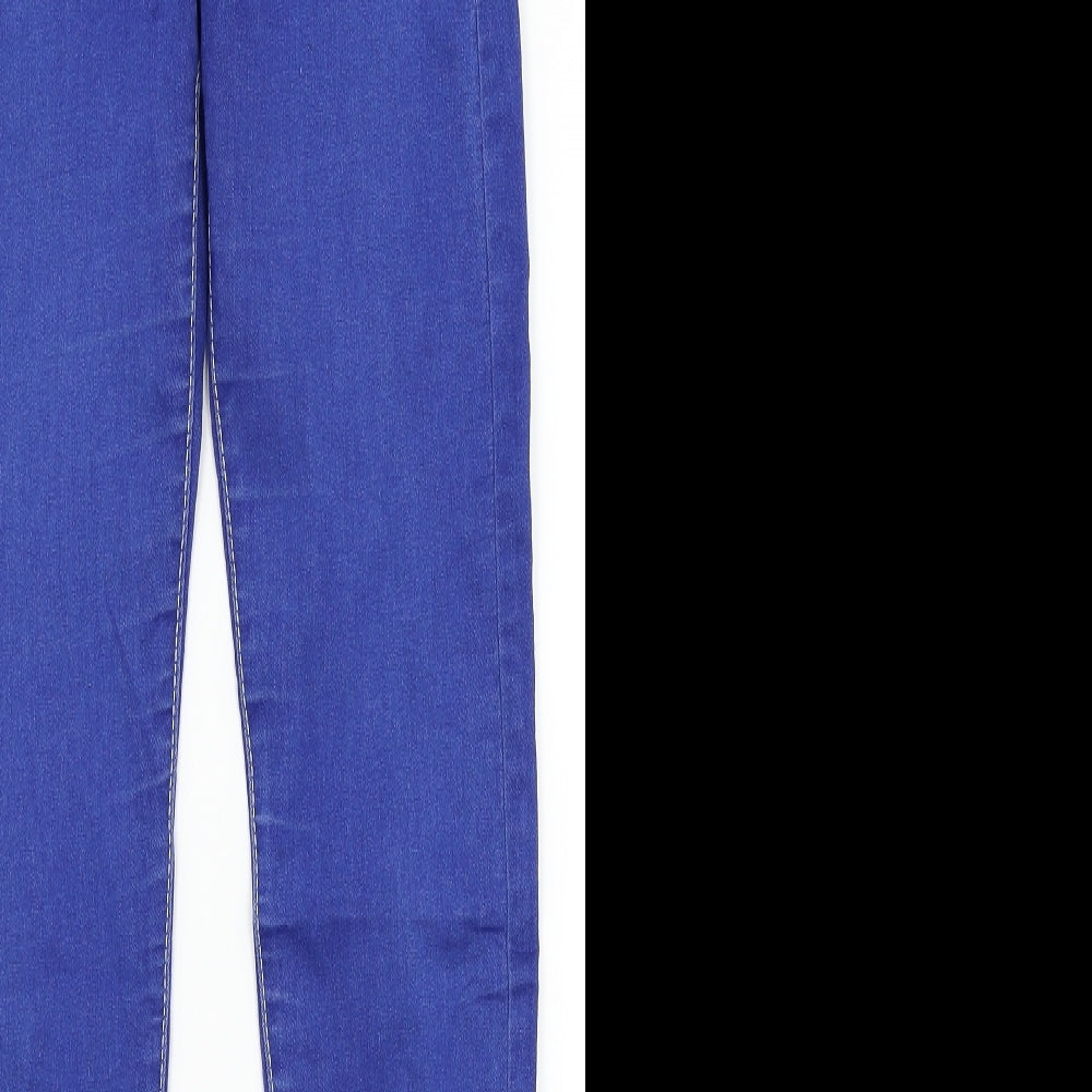 Denim Co Womens Blue  Denim Jegging Jeans Size 6 L28 in