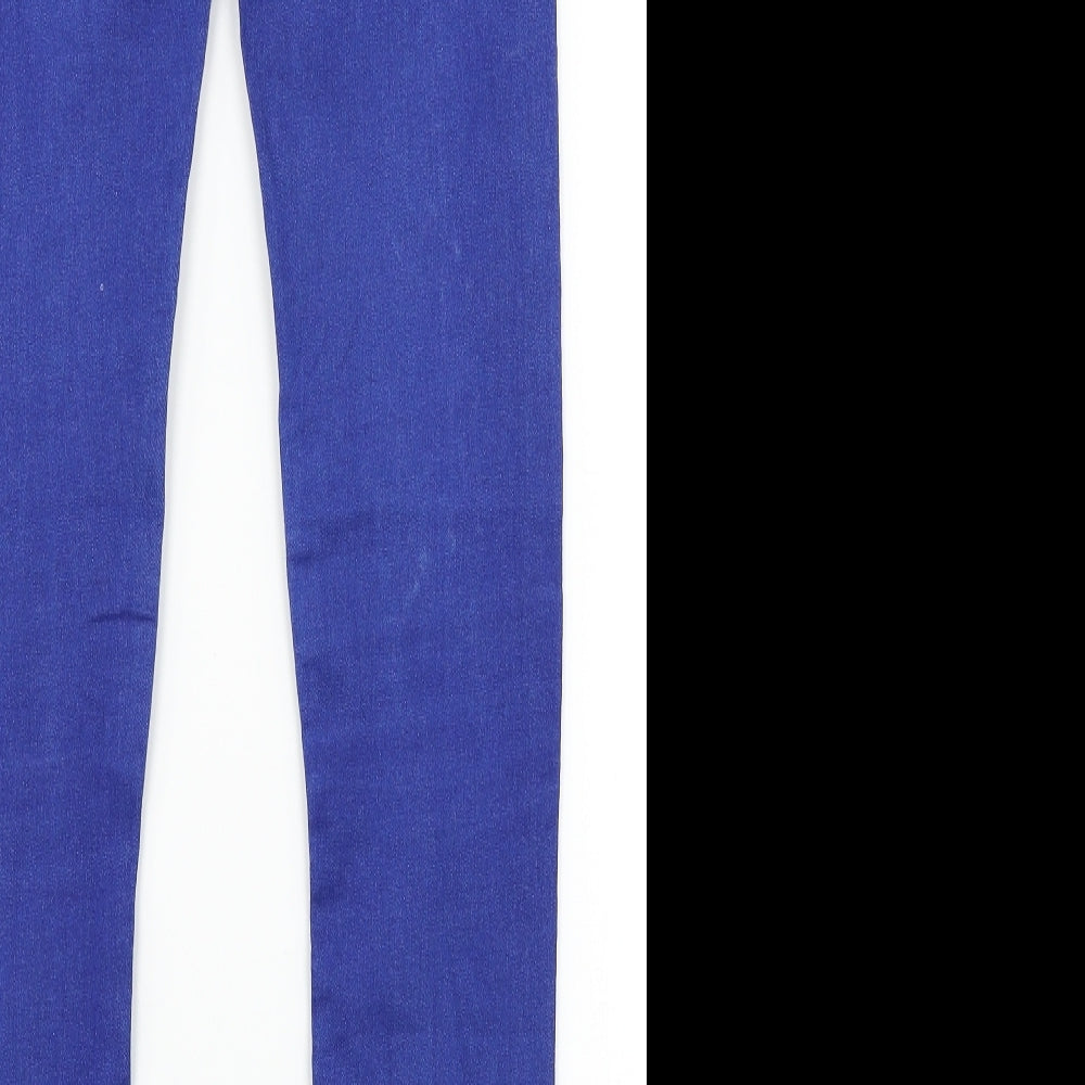 Denim Co Womens Blue  Denim Jegging Jeans Size 6 L28 in