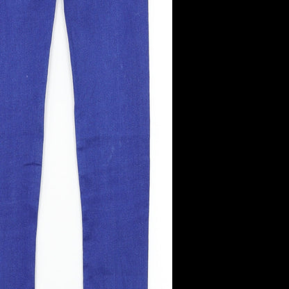 Denim Co Womens Blue  Denim Jegging Jeans Size 6 L28 in