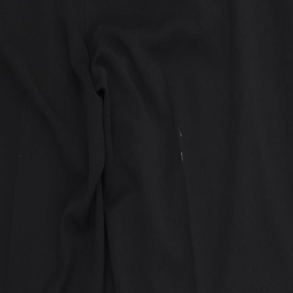 Womens UK Size 20 Label Be Regular Fit Dress Pants Black Trousers