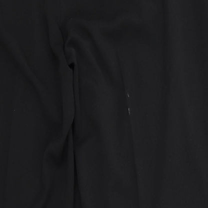 Womens UK Size 20 Label Be Regular Fit Dress Pants Black Trousers