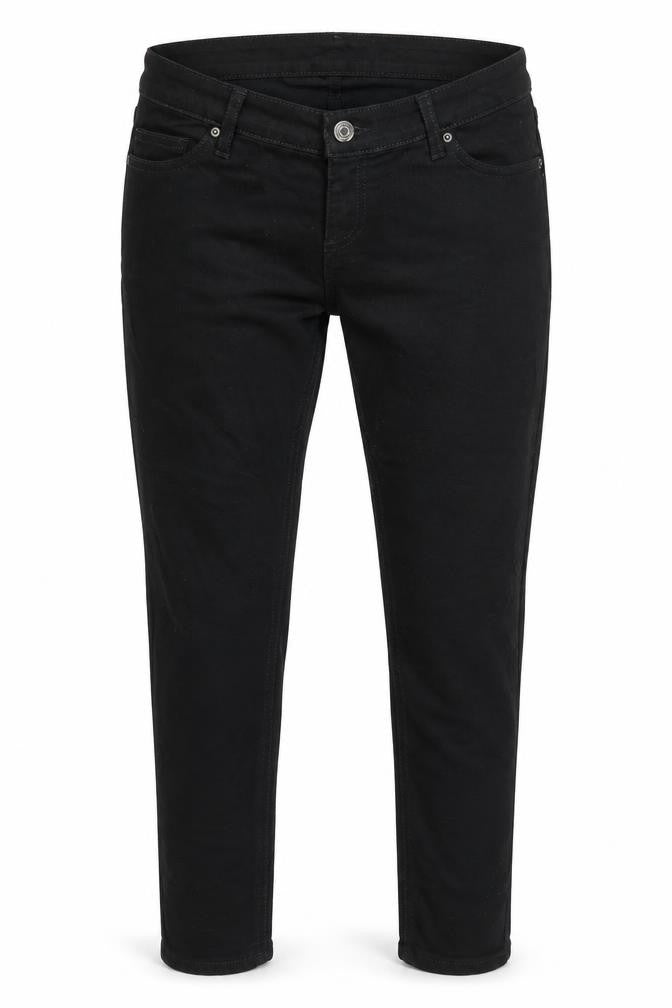Womens UK Size 30 in Topshop Regular Fit Straight Black Jeans