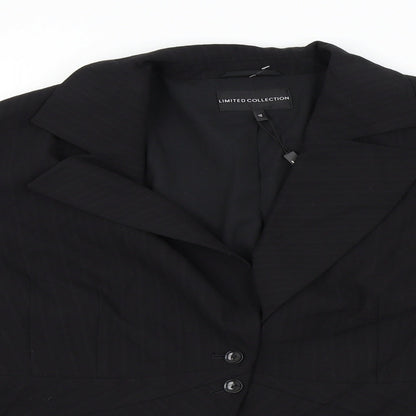 Limited Collection Womens Black   Jacket Blazer Size 16