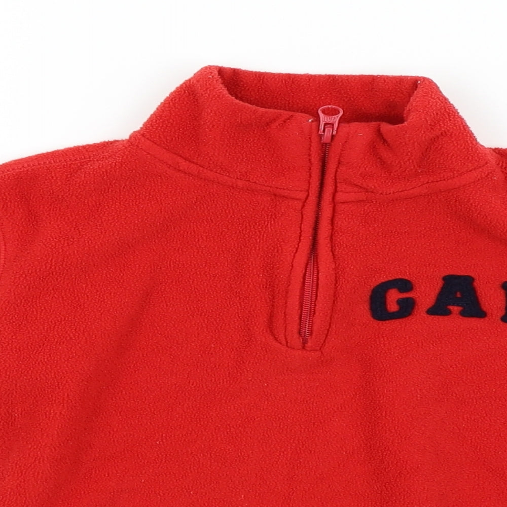 Gap Boys Red   Full Zip Jumper Size S