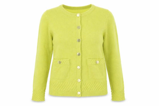 Marks & Spencer Womens Yellow   Cardigan Jumper Size 6