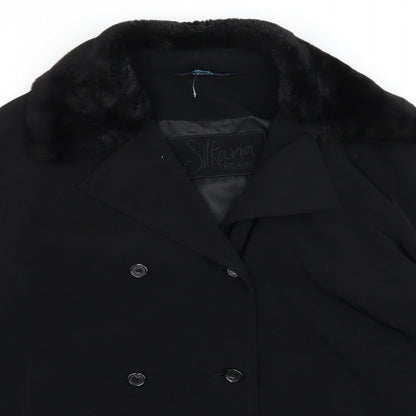 NuAge Womens Black   Jacket Coat Size 14