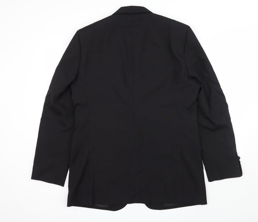 F&F Mens Black   Jacket Blazer Size L
