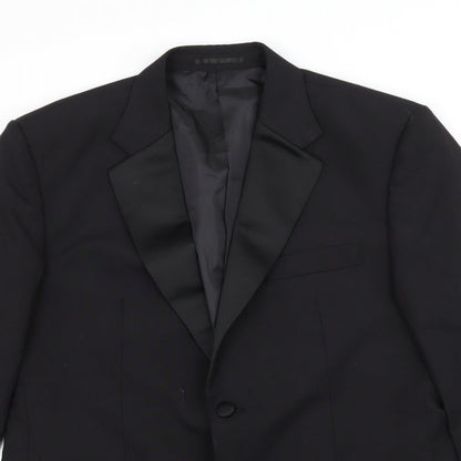 F&F Mens Black   Jacket Blazer Size L