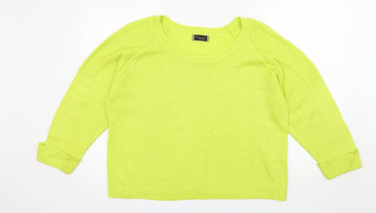 Originals Womens Green  Knit Pullover Jumper Size L