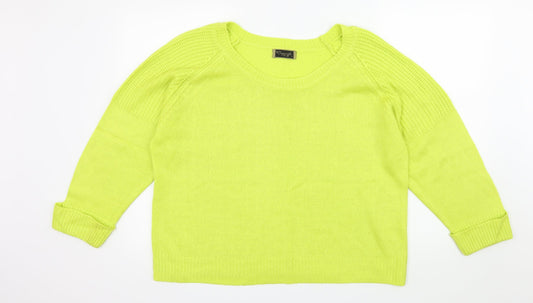 Originals Womens Green  Knit Pullover Jumper Size L