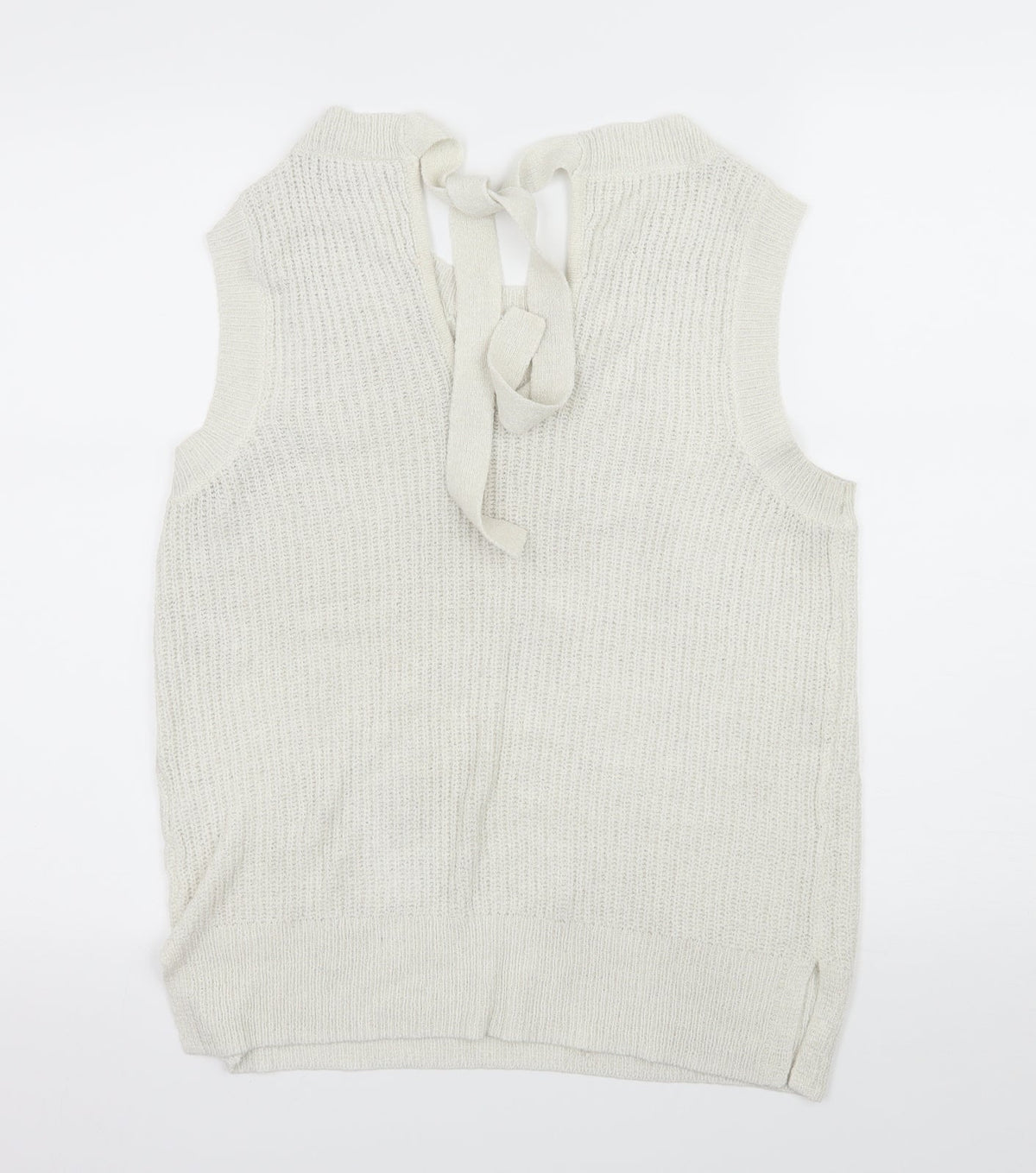 Next Womens Ivory  Knit Pullover Jumper Size 14