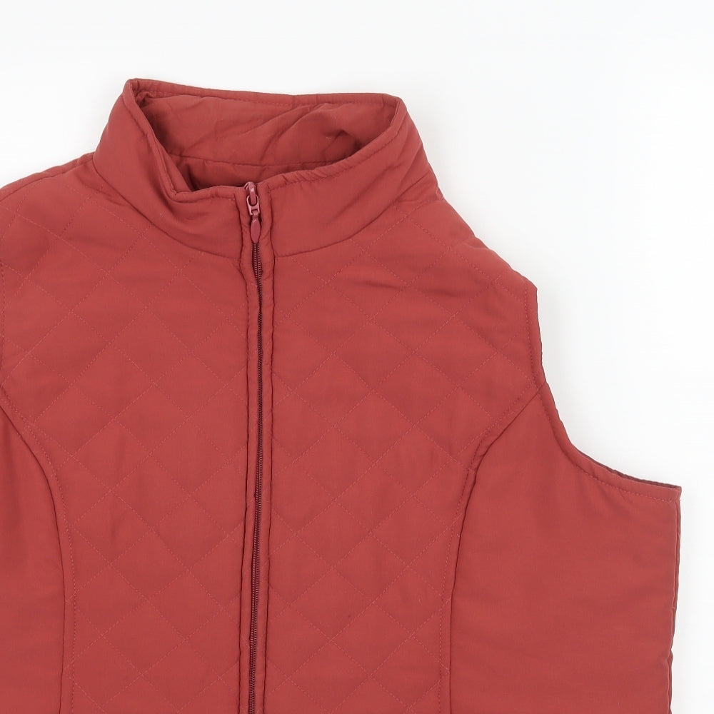 Womens UK Size M EWM Red Gilet