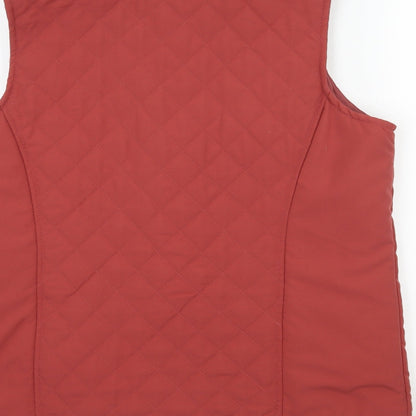 Womens UK Size M EWM Red Gilet