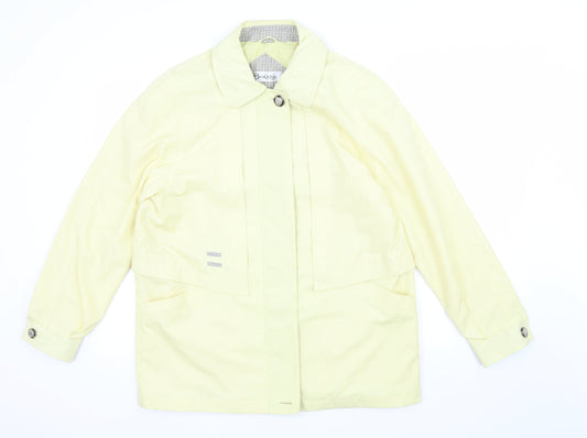 Berkertex Womens Yellow   Jacket Coat Size 10
