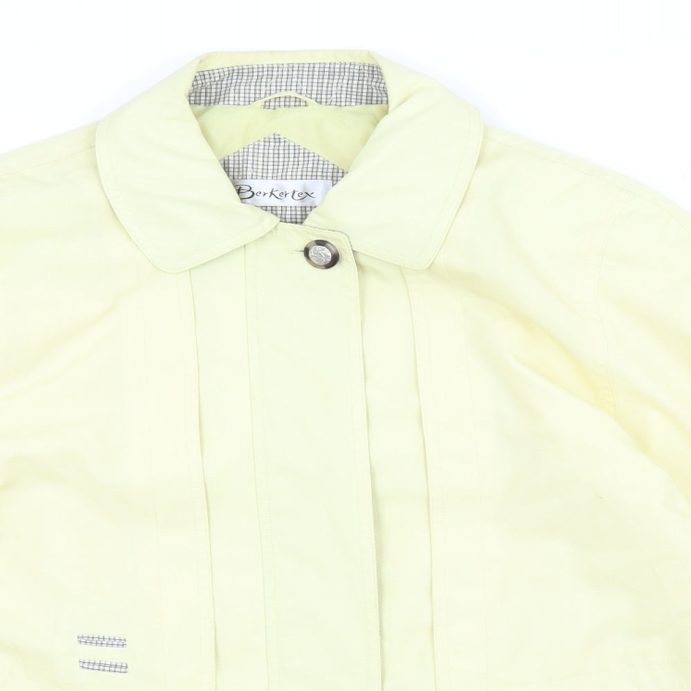 Womens UK Size 10 Berkertex Yellow Jacket