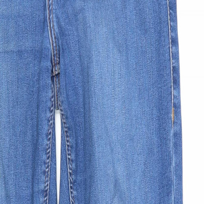 Topshop Womens Blue  Denim Skinny Jeans  L32 in