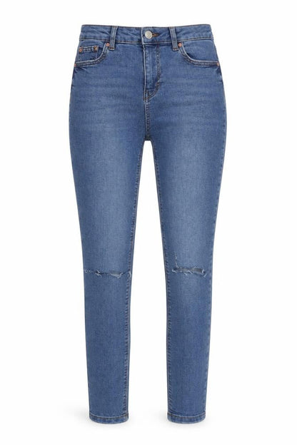 Womens UK Size 8 Denim & Co. Regular Fit Skinny Blue Jeans