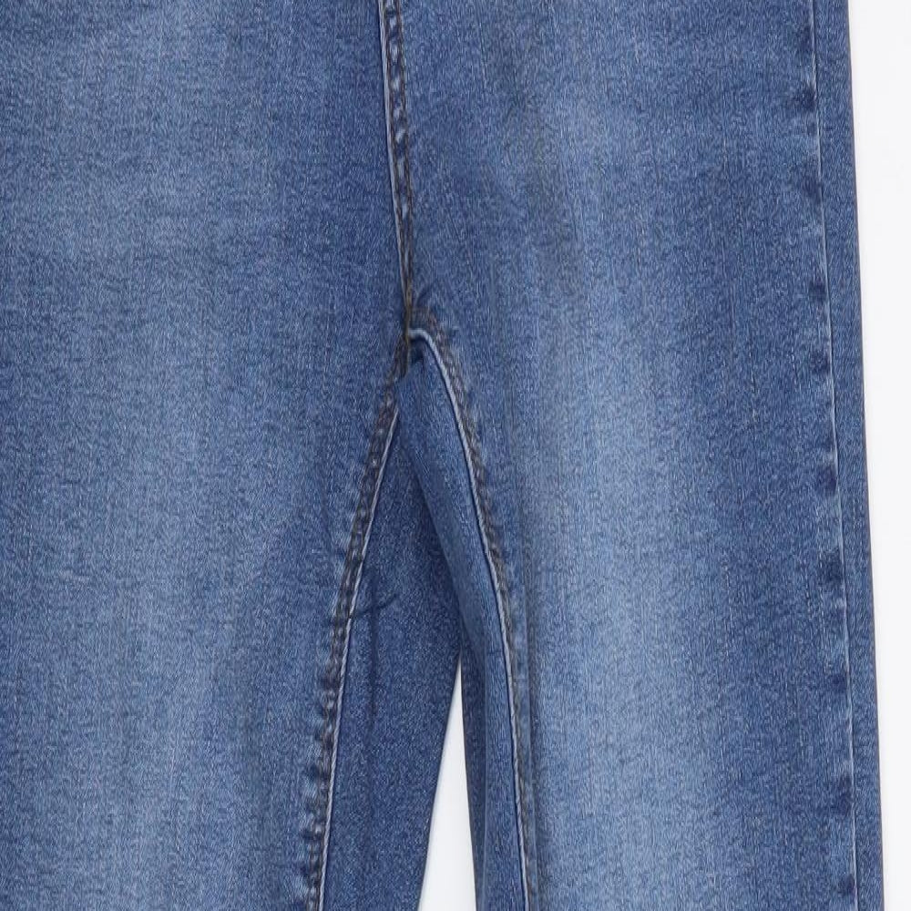 Denim & Co. Womens Blue  Denim Skinny Jeans Size 8 L28 in