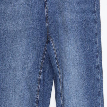 Denim & Co. Womens Blue  Denim Skinny Jeans Size 8 L28 in