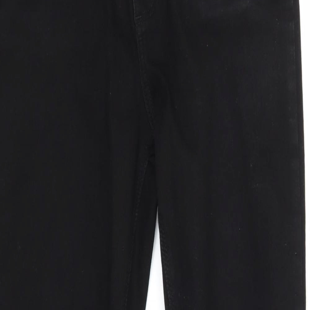 Denim & Co. Womens Black  Denim Skinny Jeans Size 12 L27 in