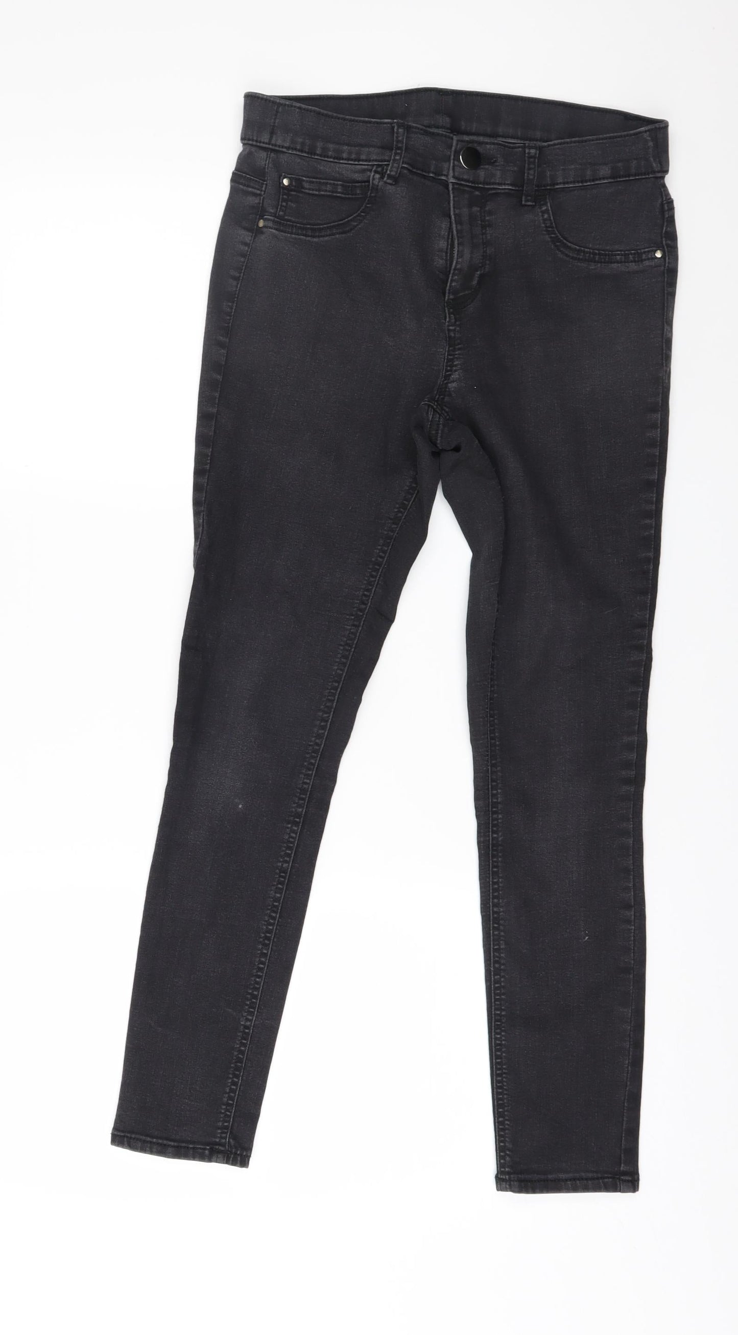 George Womens Grey  Denim Skinny Jeans Size 10 L26 in