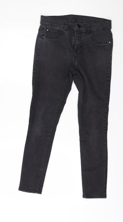 George Womens Grey  Denim Skinny Jeans Size 10 L26 in