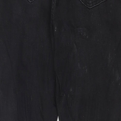 Denim & Co. Womens Black  Denim Skinny Jeans Size 16 L28 in